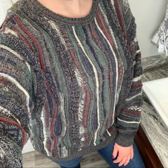 VINTAGE Grandpa Style Sweater-XL - Picture 2 of 8